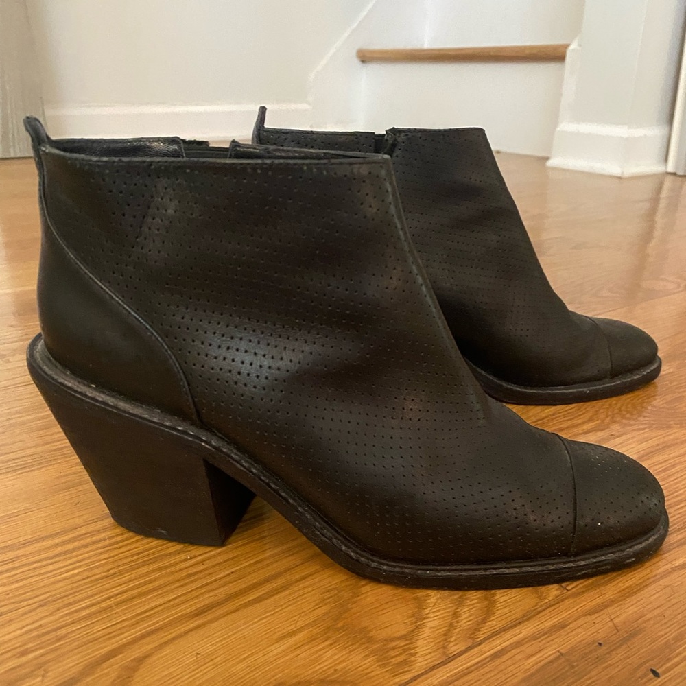 Rachel Comey Perforated Leather Ankle Boots